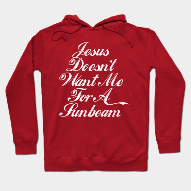 Jesus Doesn't Want Me For A Sunbeam Hoodie by DankFutura